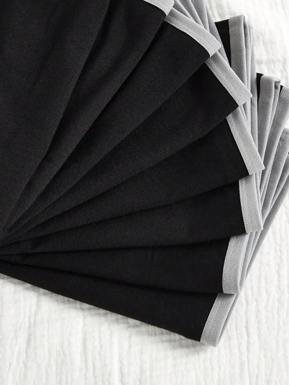 8pcs/Set Teen Girl Minimalist Trim Panties,Backto SchoolFashion Underwear,Backto SchoolFashion Fall Winter
