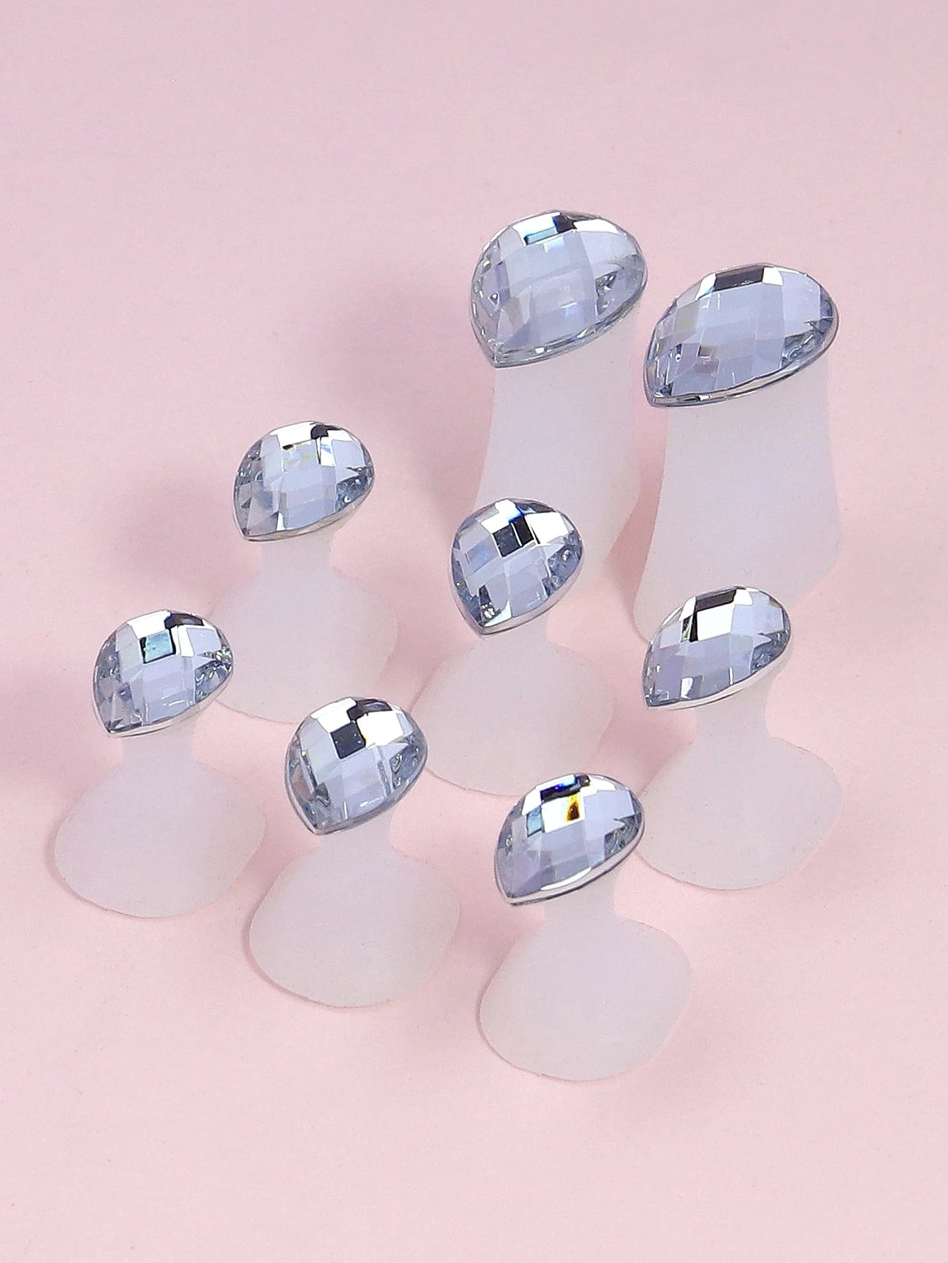 8pcs Silicone Flower Design Toe Splitter,Nail Supplies,Nail Tools,Nail Art Tools,Back To School,Nails,Nail Tools For Press On Nails