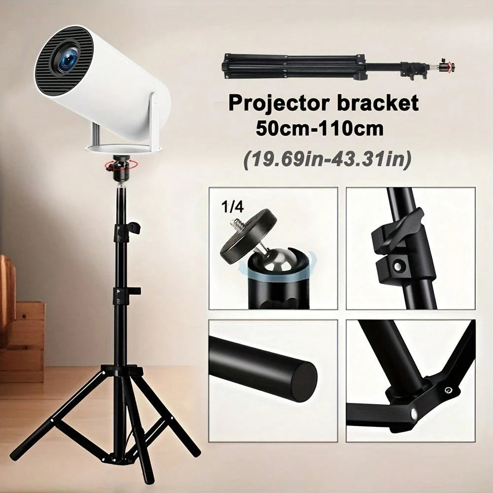 A Multi-Functional Adjustable And Extendable Tripod For Mobile Phone Shooting And Live-Streaming, A Folding Multi-Functional Camera Tripod, 43 Inches, With Clip Fixation, Triangular Stand, Suitable Fo