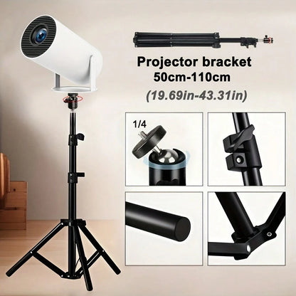 A Multi-Functional Adjustable And Extendable Tripod For Mobile Phone Shooting And Live-Streaming, A Folding Multi-Functional Camera Tripod, 43 Inches, With Clip Fixation, Triangular Stand, Suitable Fo