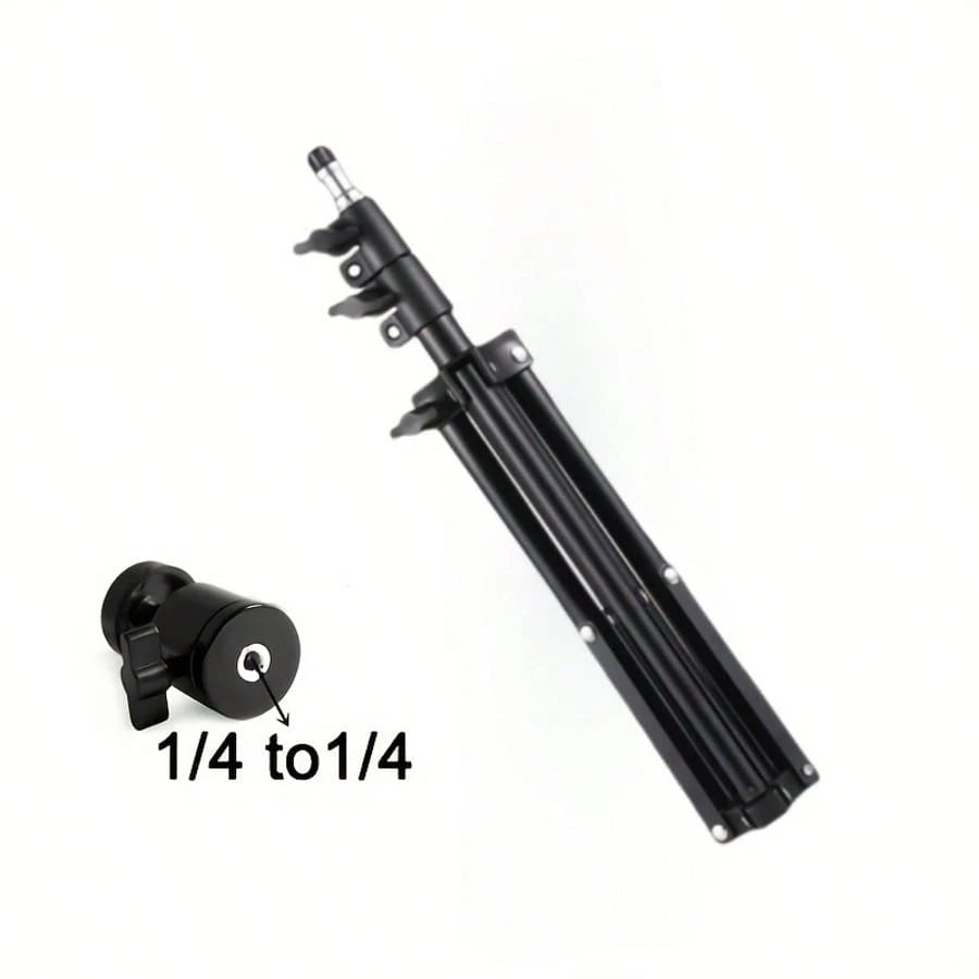 A Multi-Functional Adjustable And Extendable Tripod For Mobile Phone Shooting And Live-Streaming, A Folding Multi-Functional Camera Tripod, 43 Inches, With Clip Fixation, Triangular Stand, Suitable Fo