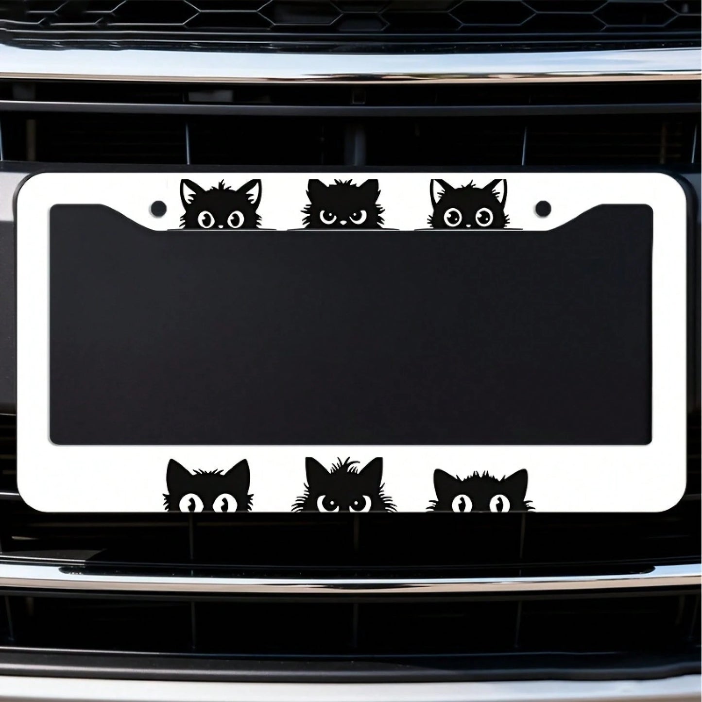 A Unique Car License Plate Frame, Exquisite And Sturdy, Designed Specifically For The United States, Canada, And Other Countries. It Is A Cute Vehicle Exterior Decoration, Suitable For Most Cars