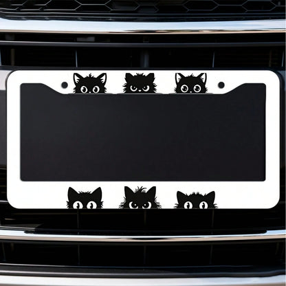 A Unique Car License Plate Frame, Exquisite And Sturdy, Designed Specifically For The United States, Canada, And Other Countries. It Is A Cute Vehicle Exterior Decoration, Suitable For Most Cars