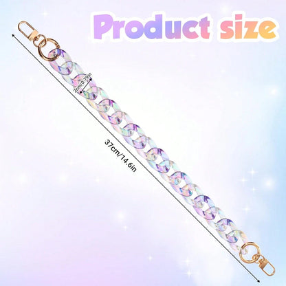 Acrylic Purse Chain Bag Chain Strap Detachable Purse Extender Chains For Handbags Shoulder Bag Crossbody