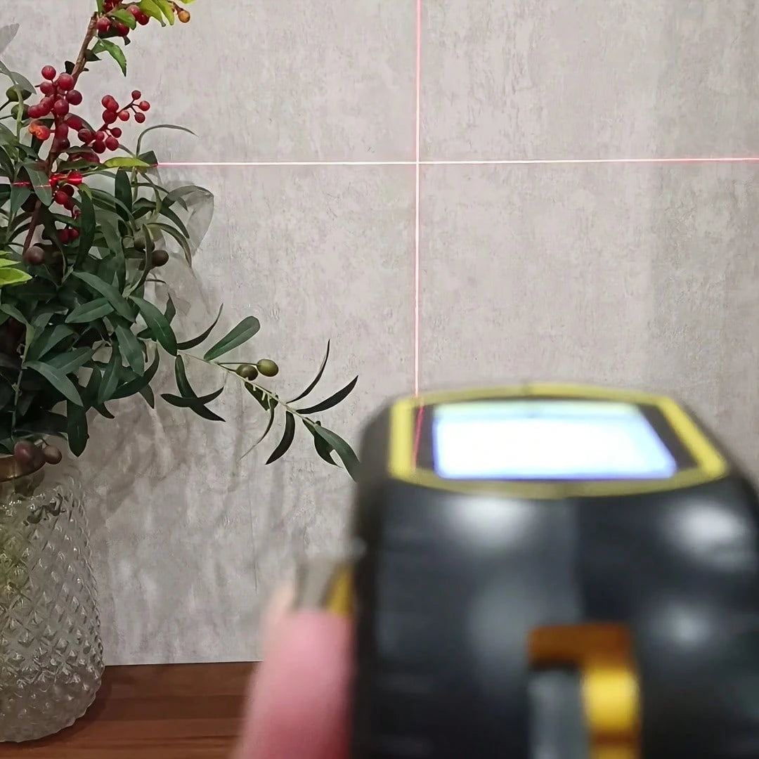 ACSTFR Laser Tape Measure- 3in1 Digital High Precision Laser Rangefinder, Steel Tape, 1pc, Equipped With 2AAA Batteries
