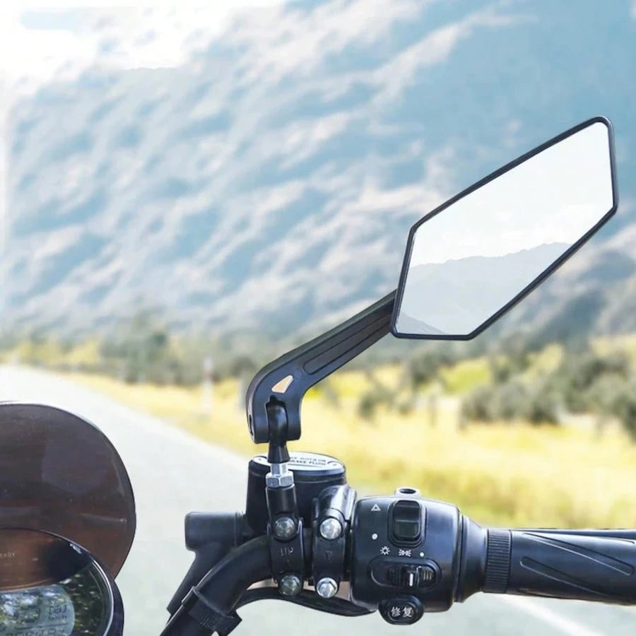 Adjustable Handlebar Bicycle Rearview Mirror, Suitable For Mountain Bikes, Road Bikes And Fixed Gear Bicycles, Bicycle Rearview Mirror Accessory