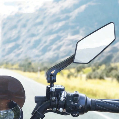Adjustable Handlebar Bicycle Rearview Mirror, Suitable For Mountain Bikes, Road Bikes And Fixed Gear Bicycles, Bicycle Rearview Mirror Accessory