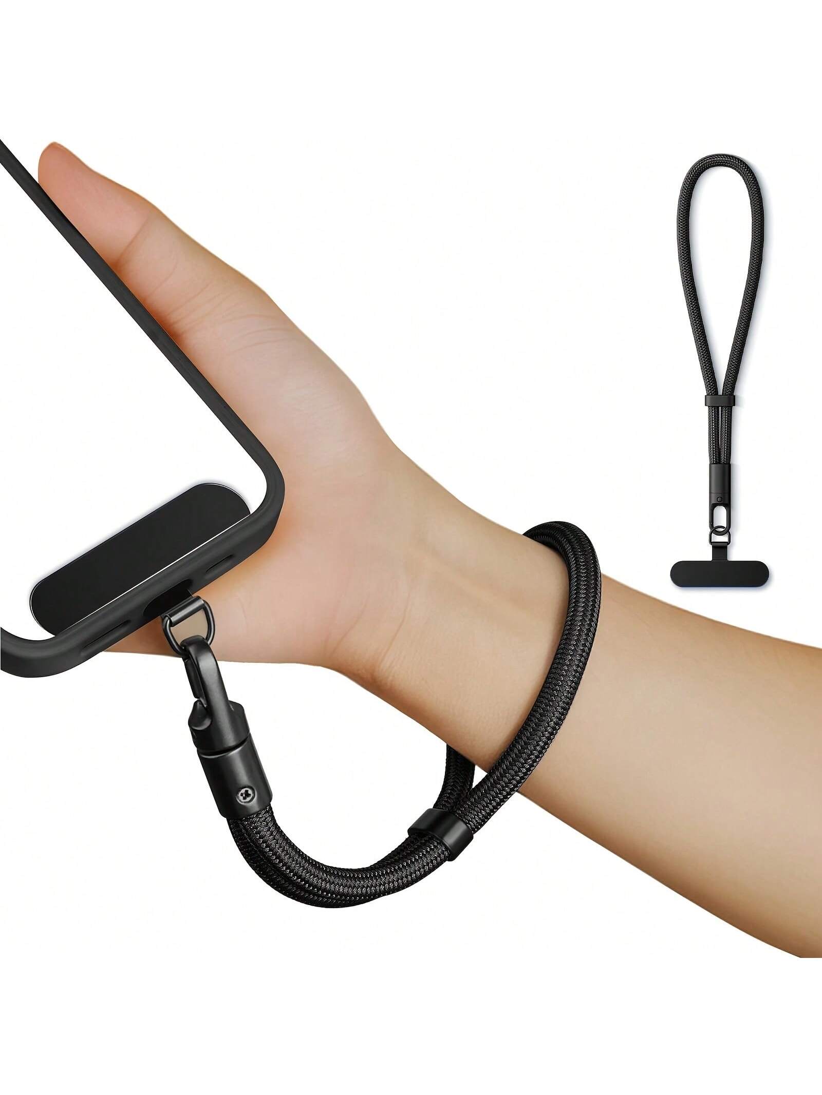 Adjustable Phone Lanyard Wrist Strap, Outdoor Anti-Theft Rope Hand Strap With Security Buckle, Short Style Hanging Cord Gifts For Mother, Family, Friends, Birthday, Holiday Phone Charm, Phone Chain