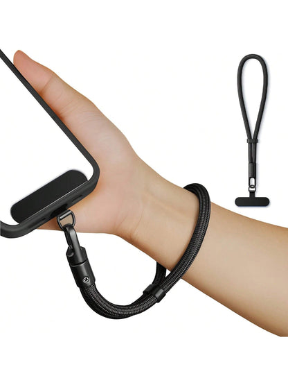 Adjustable Phone Lanyard Wrist Strap, Outdoor Anti-Theft Rope Hand Strap With Security Buckle, Short Style Hanging Cord Gifts For Mother, Family, Friends, Birthday, Holiday Phone Charm, Phone Chain