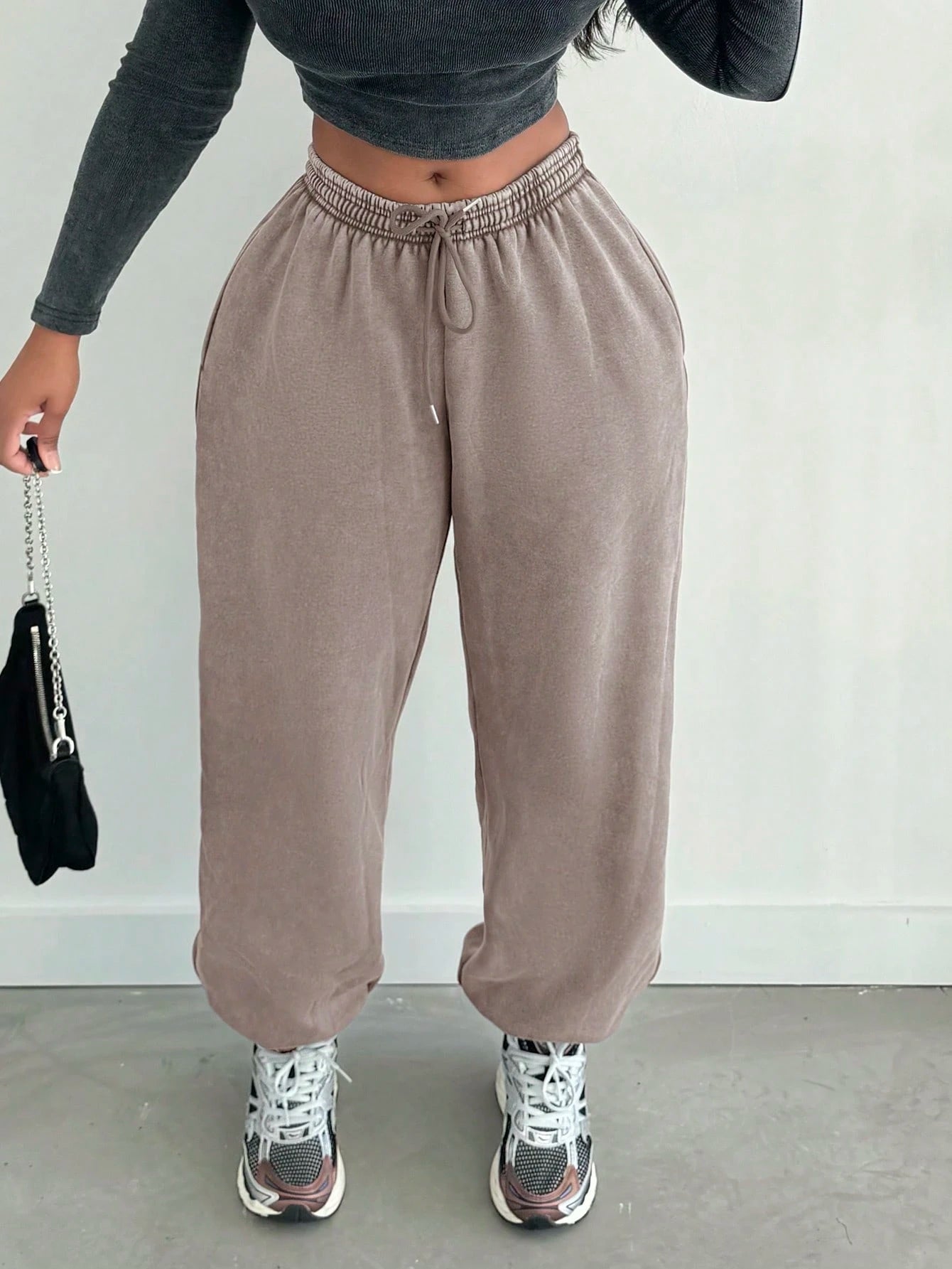 Alexandranx Washed Wide Leg Joggers Vacation Airport Casual Summer Cute Airport Graduation,Back To School,Graduation,Teacher For Women,Back To School Fall, Autumn, Winter Christmas