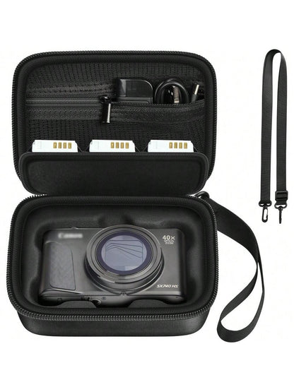 ALKOO Camera Bag Compatible With PowerShot SX740 SX720 G7X Mark II G7X Mark III Digital Cameras, Padded Travel Storage Bag With Memory Card Pocket, Bag Only