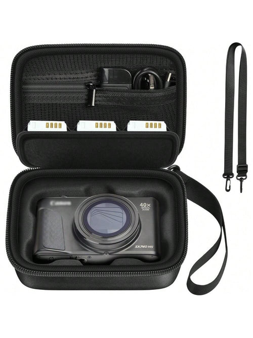 ALKOO Camera Bag Compatible With PowerShot SX740 SX720 G7X Mark II G7X Mark III Digital Cameras, Padded Travel Storage Bag With Memory Card Pocket, Bag Only