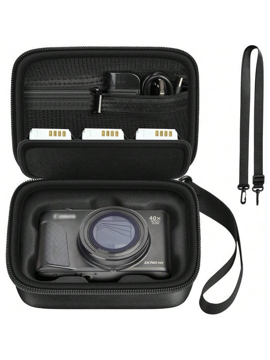ALKOO Camera Bag Compatible With PowerShot SX740 SX720 G7X Mark II G7X Mark III Digital Cameras, Padded Travel Storage Bag With Memory Card Pocket, Bag Only