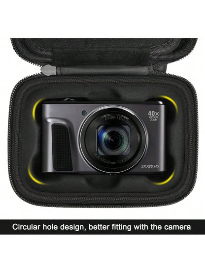 ALKOO Camera Bag Compatible With PowerShot SX740 SX720 G7X Mark II G7X Mark III Digital Cameras, Padded Travel Storage Bag With Memory Card Pocket, Bag Only