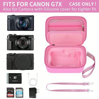 ALKOO Canon PowerShot G7 X Mark III/Mark II Digital Camera Carrying Case, Holds SD Card, USB Cable And Other Accessories (Case Only)