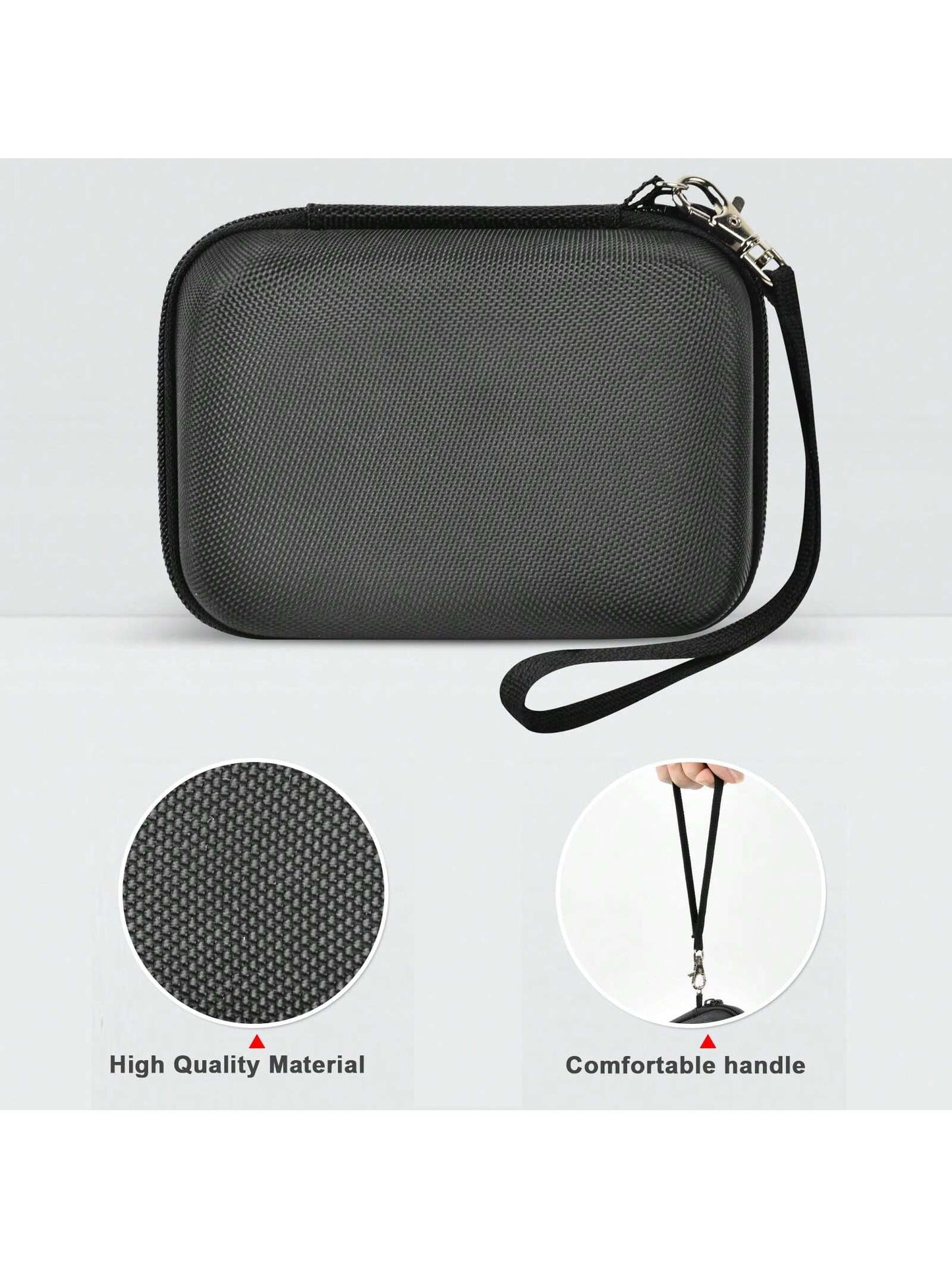 ALKOO Hard Camera Case Compatible With Sony ZV1 ZV1F ZV1 II ToAuite Lecnippy Bifevsr Lecran 4K 5K Digital Camera Travel Storage Bag Hard EVA Black Case Only