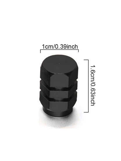 Aluminum Alloy Tire Valve Stem, Tire Valve Stem Cap, Aluminum Alloy Tire Valve Stem Dust Cover, Universal Auto Parts For Cars, Trucks, SUVs, Motorcycles, Bicycles