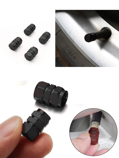 Aluminum Alloy Tire Valve Stem, Tire Valve Stem Cap, Aluminum Alloy Tire Valve Stem Dust Cover, Universal Auto Parts For Cars, Trucks, SUVs, Motorcycles, Bicycles