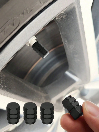 Aluminum Alloy Tire Valve Stem, Tire Valve Stem Cap, Aluminum Alloy Tire Valve Stem Dust Cover, Universal Auto Parts For Cars, Trucks, SUVs, Motorcycles, Bicycles