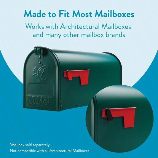 Architectural Mailboxes Aluminum Mailbox Kit, Red