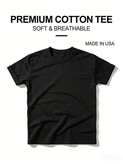 Art Is Everywhere Graphic T-Shirt Soft, Crew Neck Tee,Comfortable Casual Summer Wear, Everyday Casual Cotton T-Shirt,Alphabet Print Unisex T-Shirt