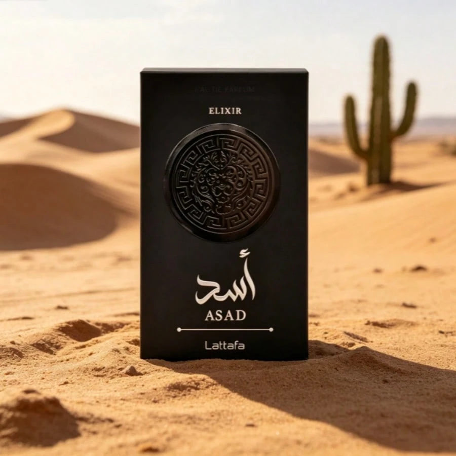 Asad Elixir Lattafa Perfume 3.4oz Intense Woody Spicy Scent Long Wear Masculine Cologne Holiday Gift For Him