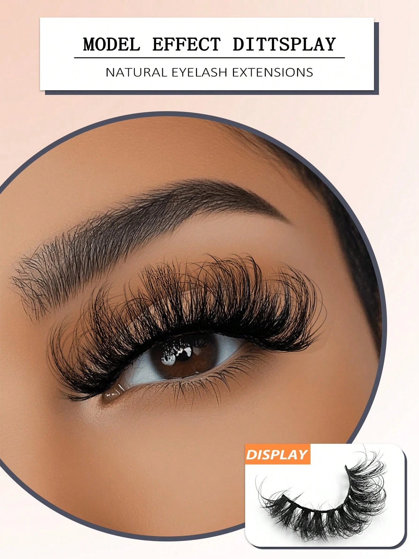 Asiteo 7 Pairs D Curl Luxury Fluffy Thick Dramatic Messy Faux Mink Reusable Soft Comfortable Strip Eyelashes