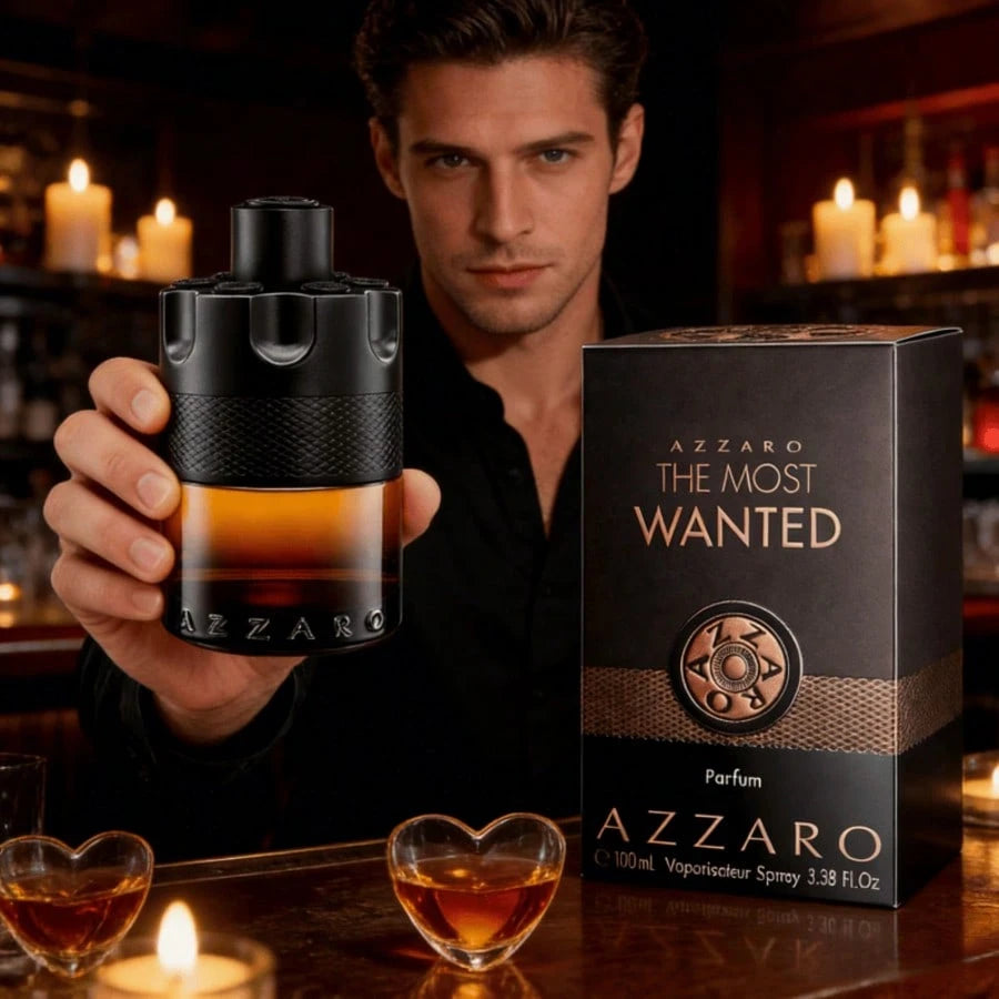 AzzaroThe Most Wanted Intense Men's Eau De Parfum Collection For Men & Women, Top Selling EDT/EDP Fragrances| Chrome, Wanted, Chrome Extreme & More Deep Woody Spicy Warm Fragrance 100ml 3.4oz