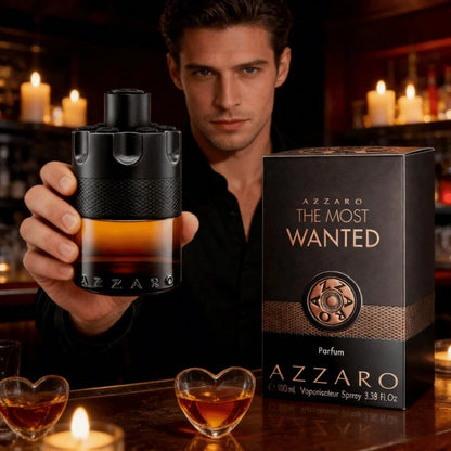 AzzaroThe Most Wanted Intense Men's Eau De Parfum Collection For Men & Women, Top Selling EDT/EDP Fragrances| Chrome, Wanted, Chrome Extreme & More Deep Woody Spicy Warm Fragrance 100ml 3.4oz