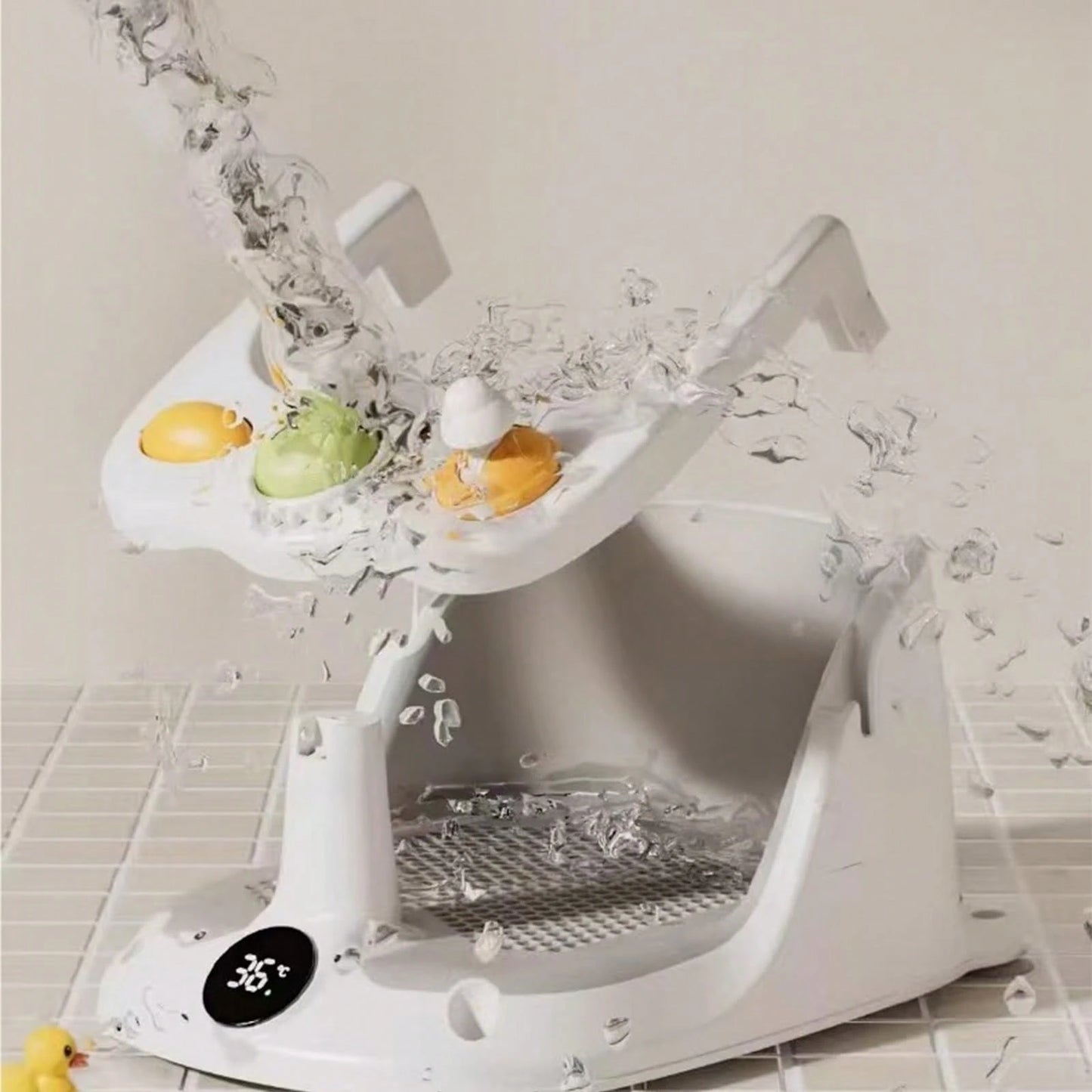 Baby Bath Seat, Bathtub Seat, Anti-Slip Bath Stool, Newborn Baby Learning Seat, Bath Stool, Bathroom Supplies, Baby Bath Seat Suitable For Infants Aged 6 Months And Above, Anti-Slip Toddler Bath Seat