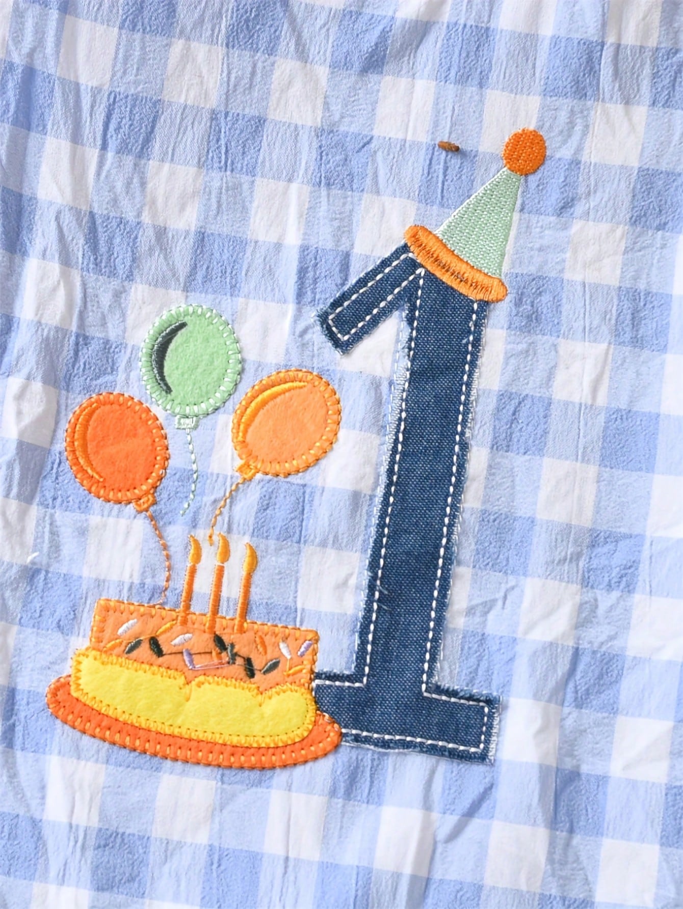 Baby Boy Casual Birthday Gift Plaid Embroidered Sleeveless Jumpsuit