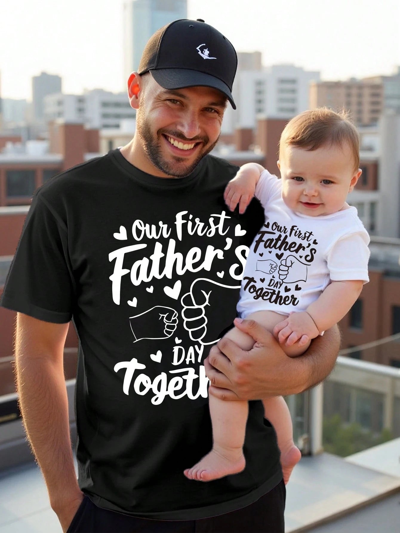 Baby Boy Casual Triangle Bodysuit With Colorful Slogan & Letter Print, Short Sleeve