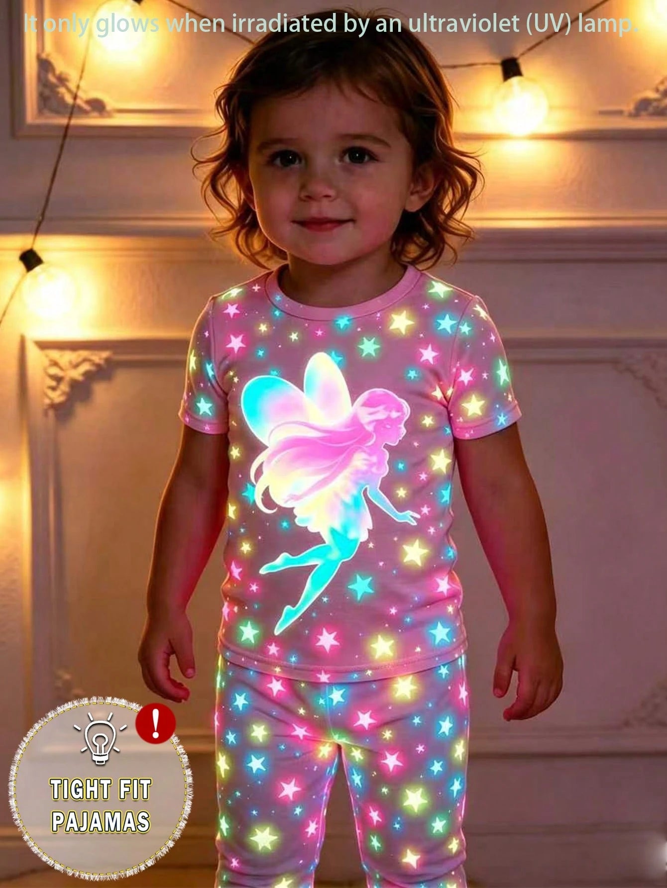 Baby Girl Cute Pattern Short Sleeve Comfortable Pajamas