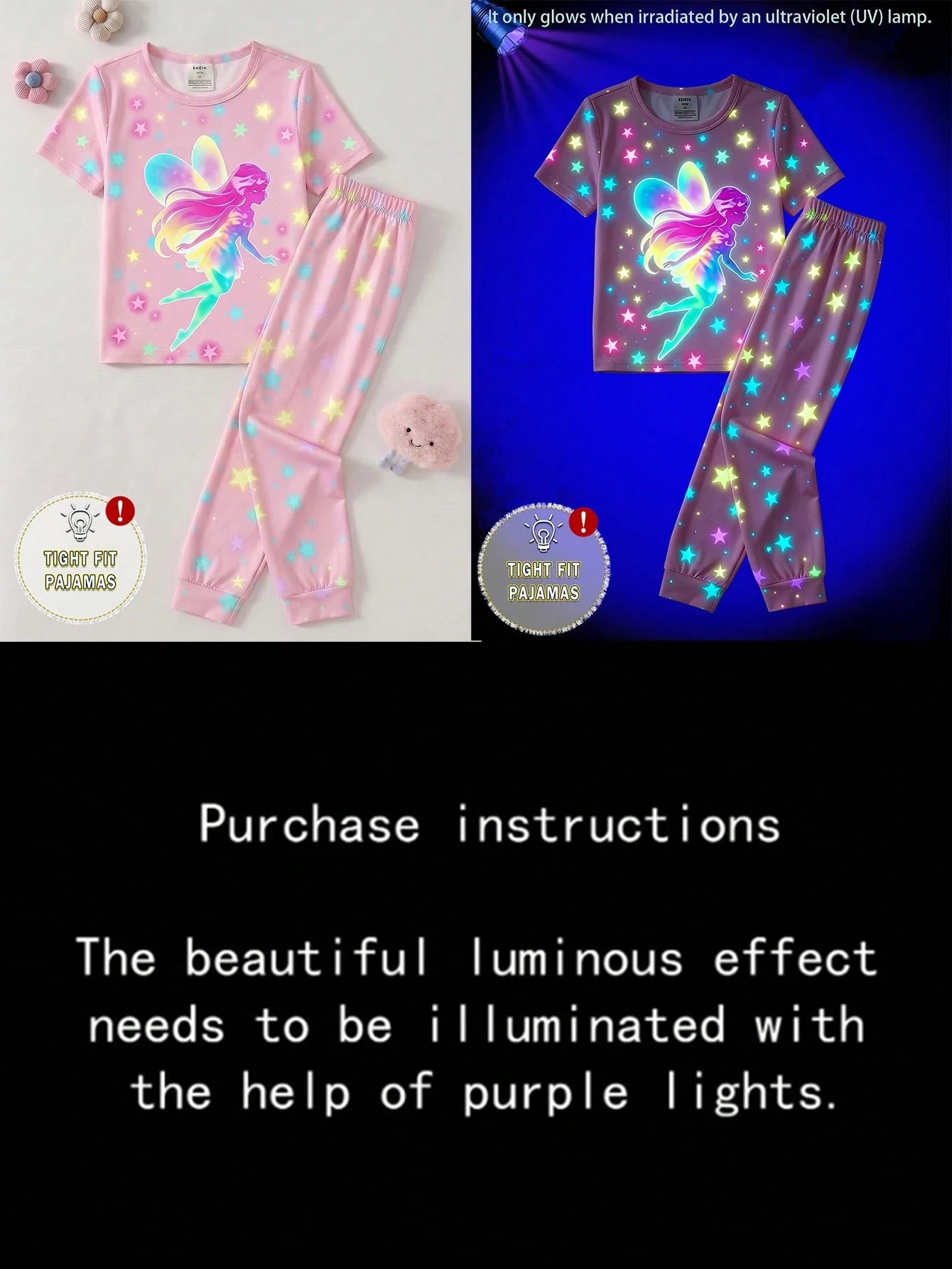 Baby Girl Cute Pattern Short Sleeve Comfortable Pajamas