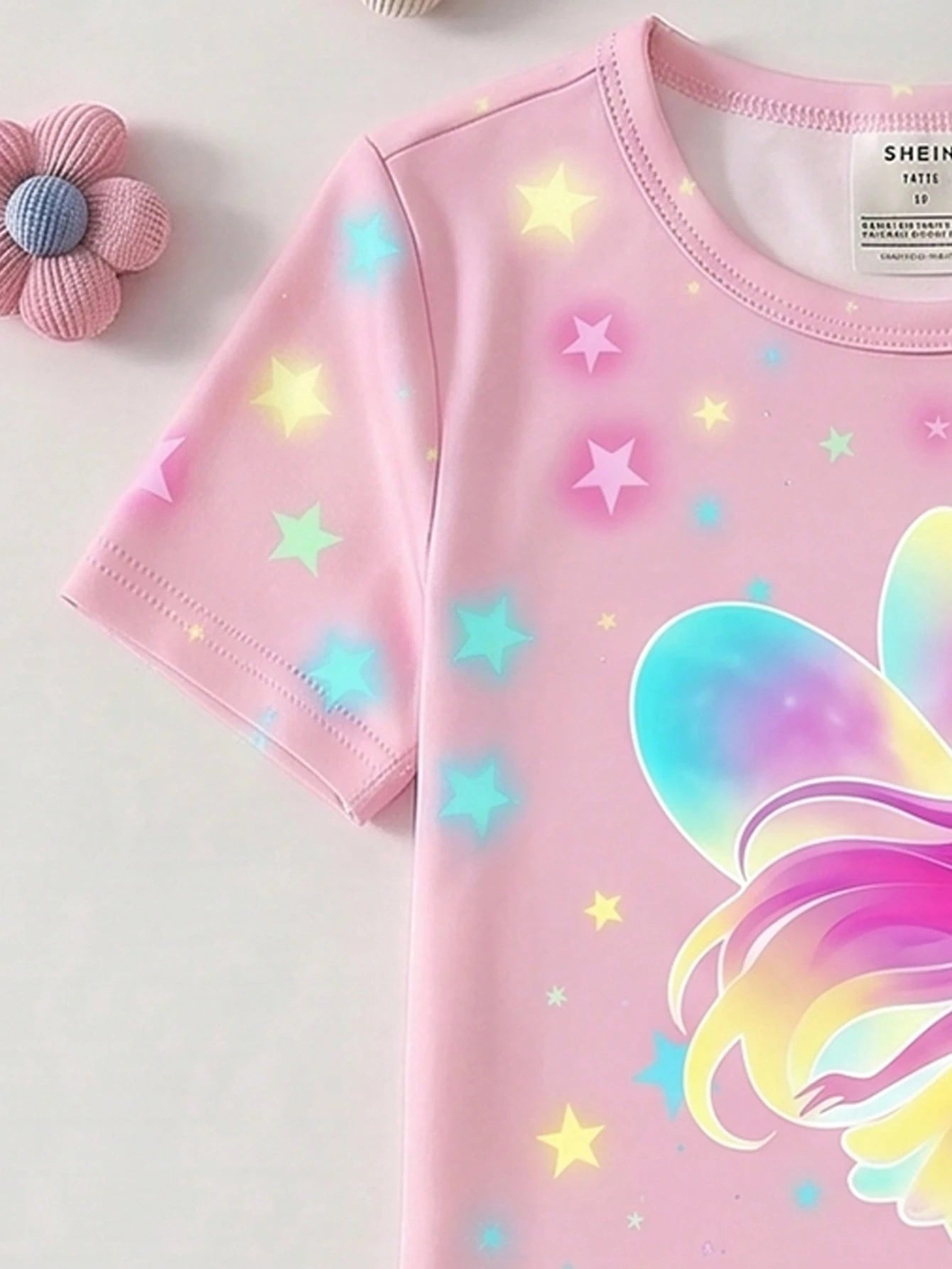Baby Girl Cute Pattern Short Sleeve Comfortable Pajamas