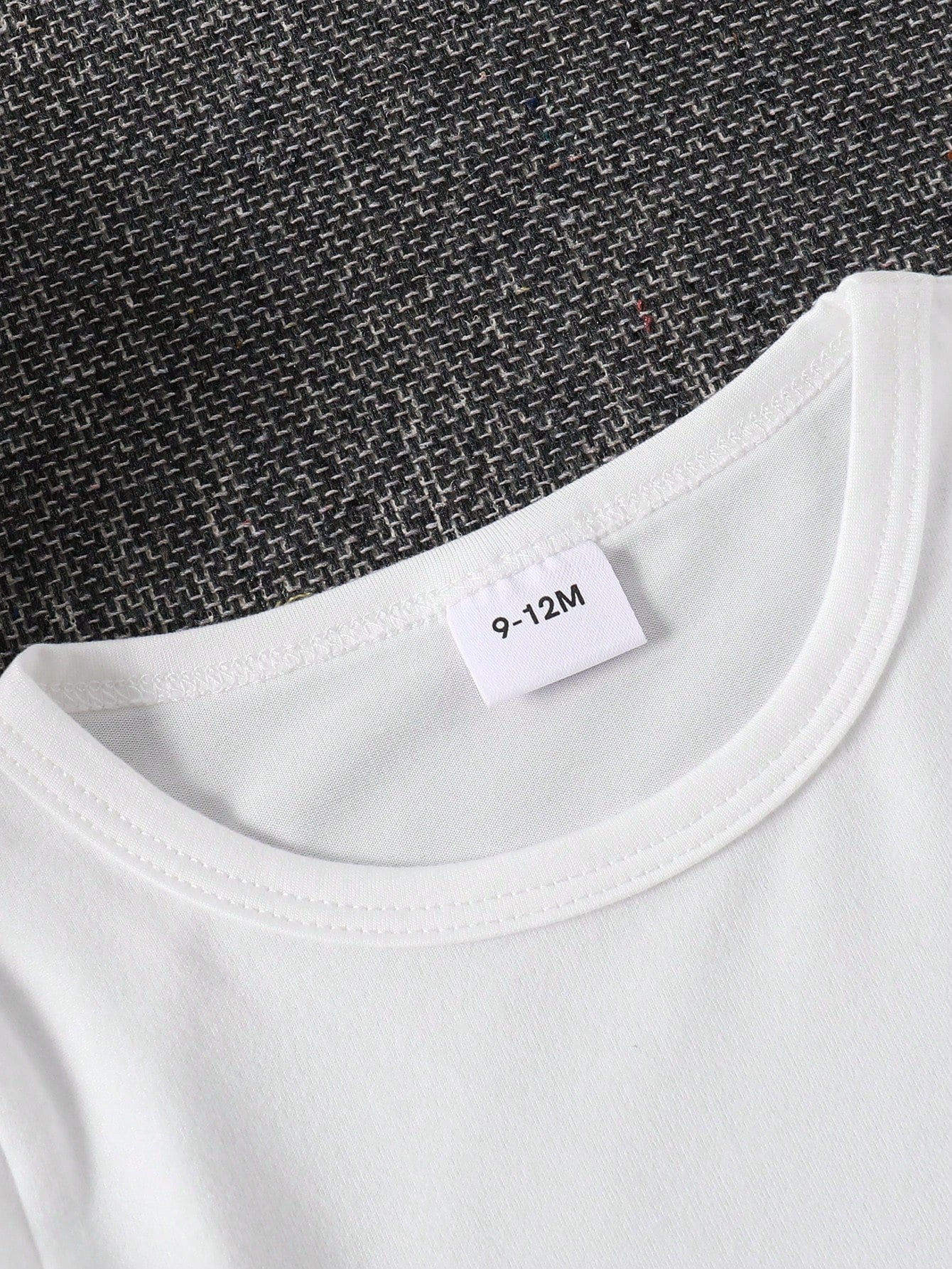 Baby Girl Fashionable Letter Print Short Sleeve T-Shirt Tee, Summer