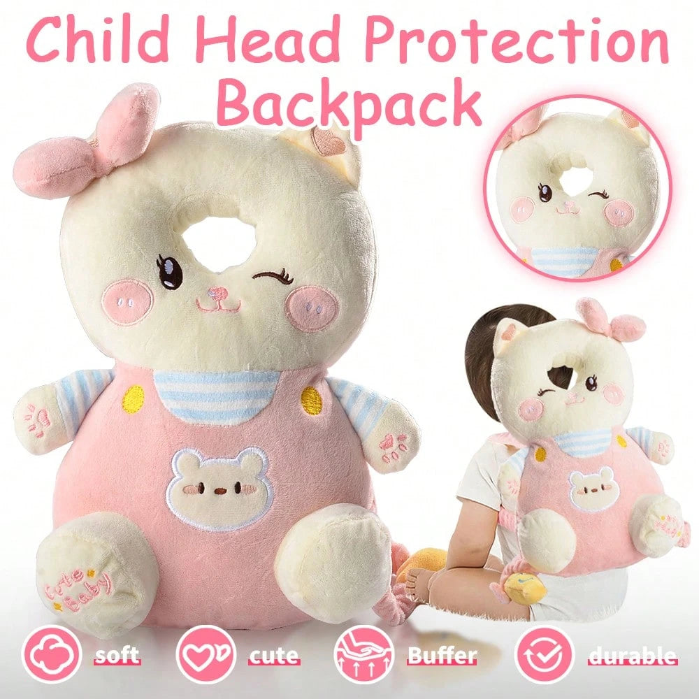 Baby Head Protector Pad Safety Pad For Walking & Crawling,Toddlers Head Safety Adjustable Back-Pack
