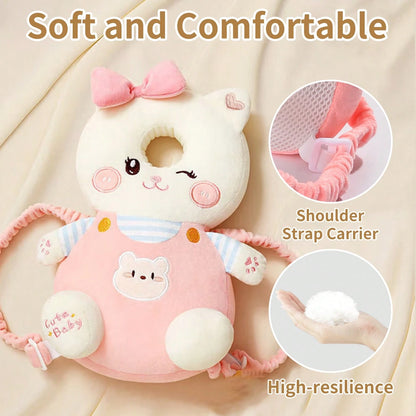 Baby Head Protector Pad Safety Pad For Walking & Crawling,Toddlers Head Safety Adjustable Back-Pack