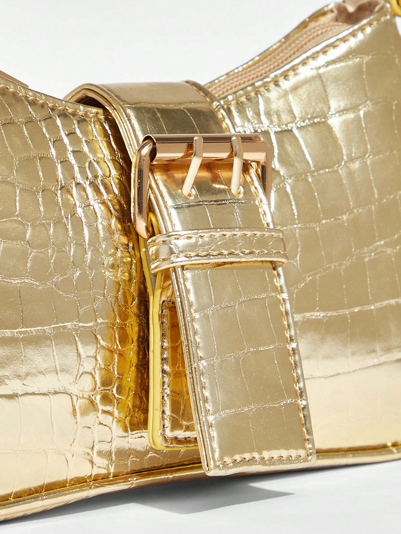 BAE Crocodile Grain Shoulder Bag, Suitable For Women's Daily Use And Gifts, Animal Print Women Bag