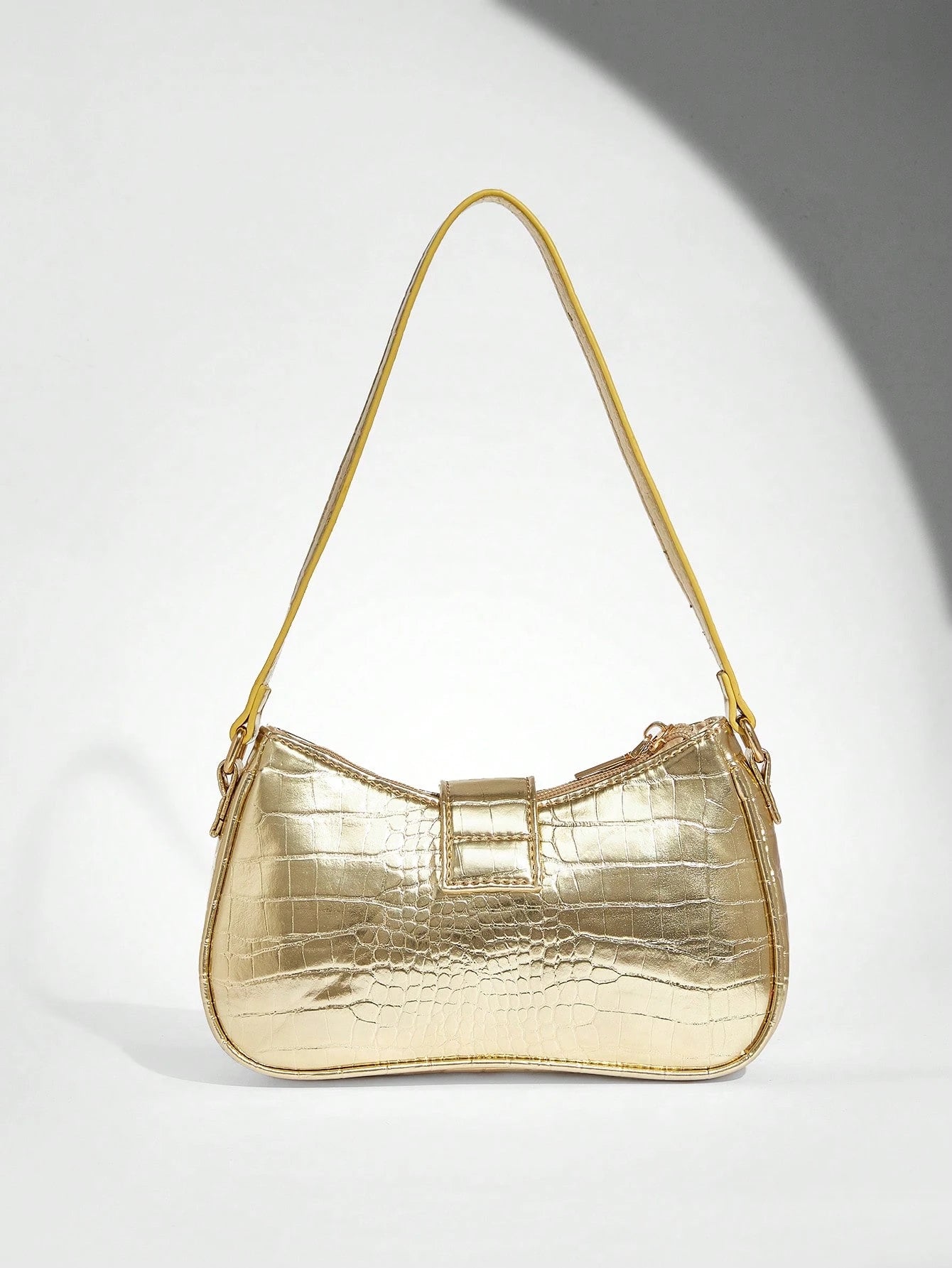 BAE Crocodile Grain Shoulder Bag, Suitable For Women's Daily Use And Gifts, Animal Print Women Bag