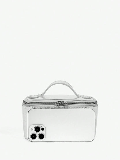 BAE Women's Silver Color Versatile Fashion Handbag For Daily Use