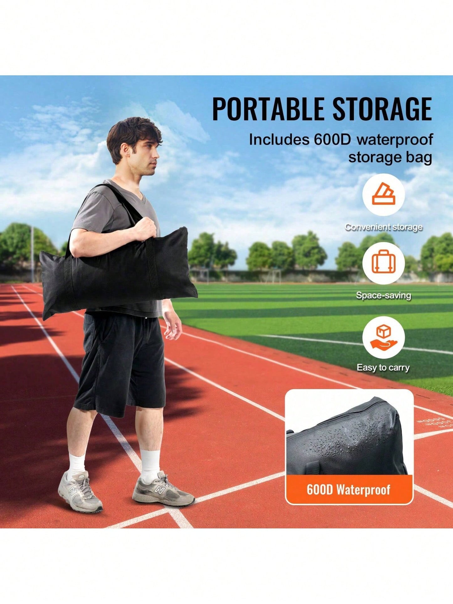 Barricade Backstop Net, 7x7 Ft Ball Sports Barrier Netting, Portable Practice Equipment With Carry Bag, Protection Screen For Baseball Softball Lacrosse Soccer Hockey Training, For Backyard