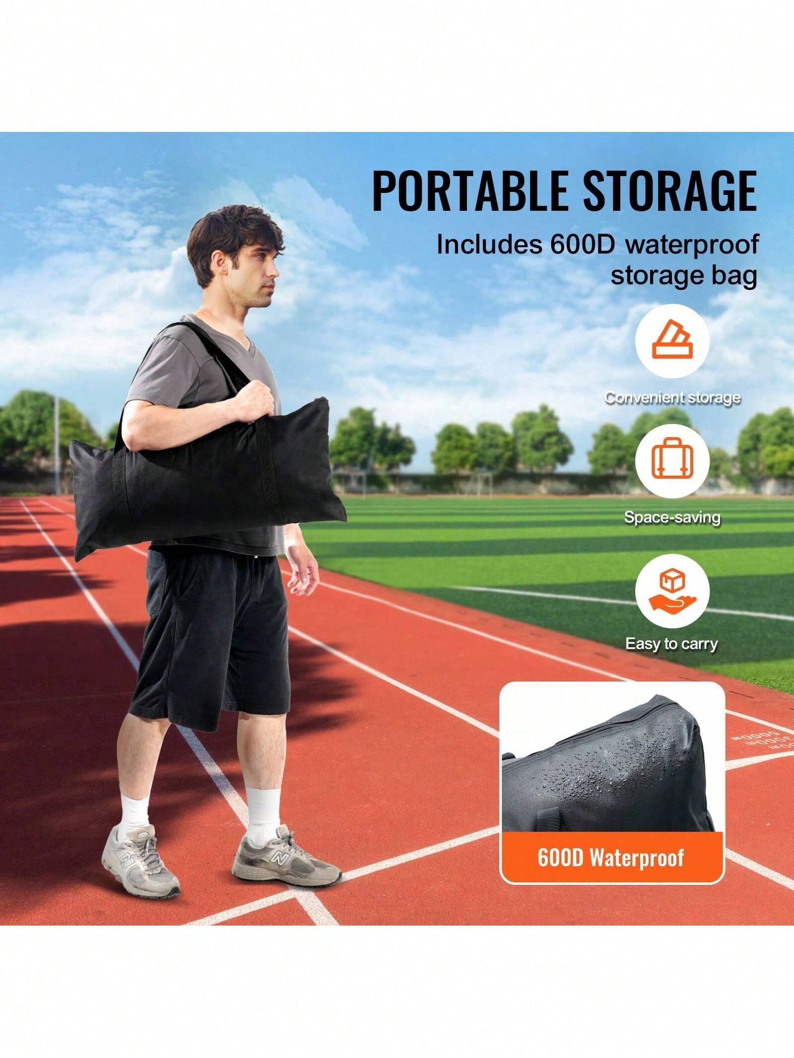 Barricade Backstop Net, 7x7 Ft Ball Sports Barrier Netting, Portable Practice Equipment With Carry Bag, Protection Screen For Baseball Softball Lacrosse Soccer Hockey Training, For Backyard