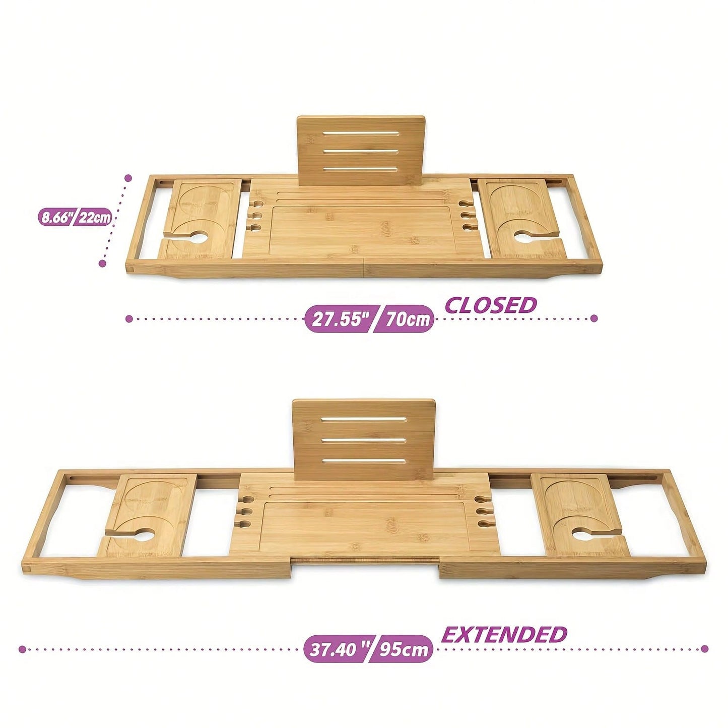Bathtub Tray,Bath Tray For Tub,Bath Tub Tray Wood,Bath Caddy Tray For Bathtub,Bathtub Trays For Tub, As Gifts For Women Or House Warming Gifts New Home
