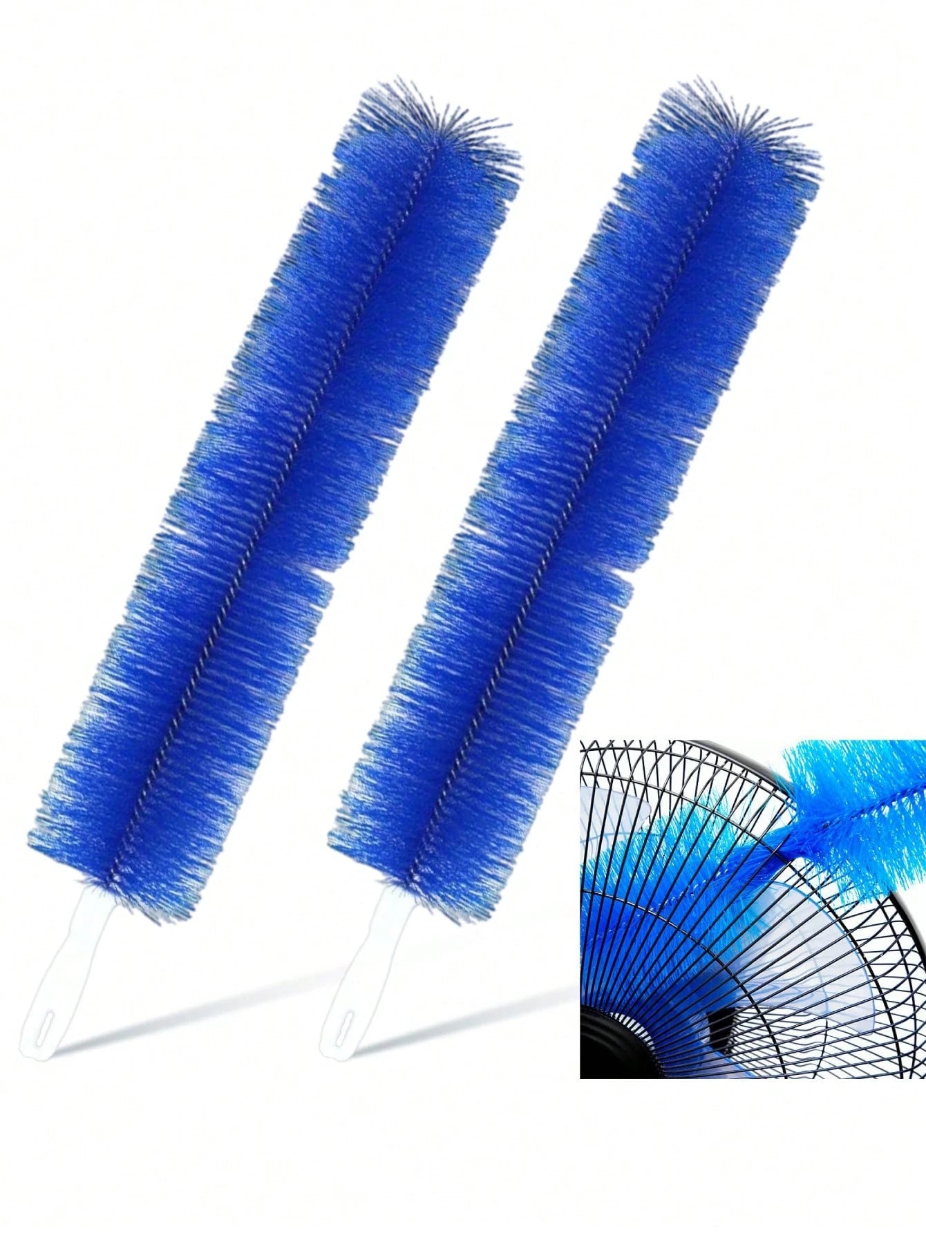 Bendable Duster, Spider Web Brush, Fan Cleaning Brush - Ultra-Fine Fiber Brush Head, Washable - Suitable For Fans, Air Conditioners, Drains, Screens, Blinds, Sofas, Furniture, Vents, Curtains, Cars, E
