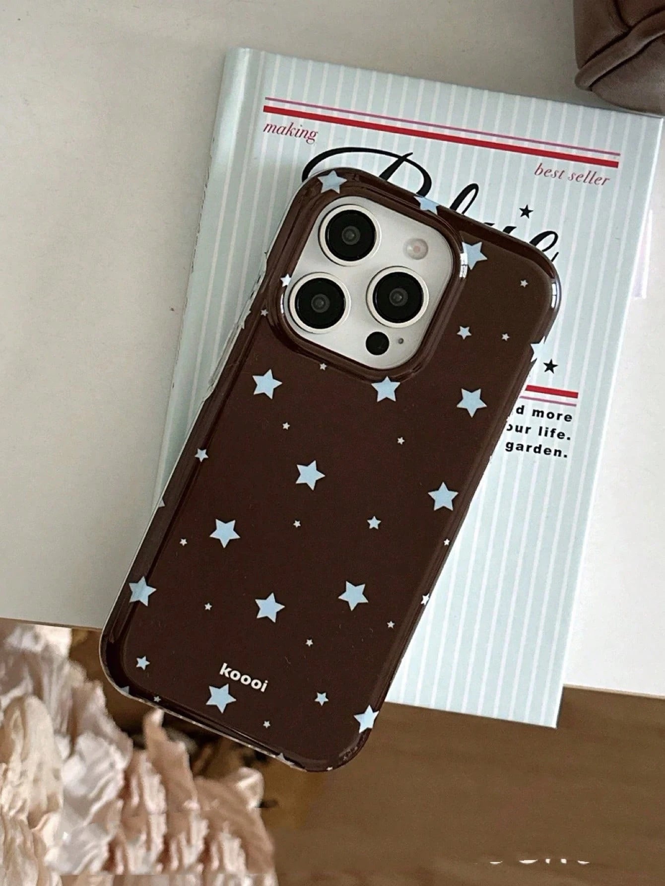 Black Blue Star Pattern Fashion Phone Case Tortoiseshell Texture Compatible With IPhone 16 Pro Max Apple 15 Soft Case For 14 New 12 Pro 13 Pro Max Anti-Fall Protective Cover Birthday Anniversary Gift