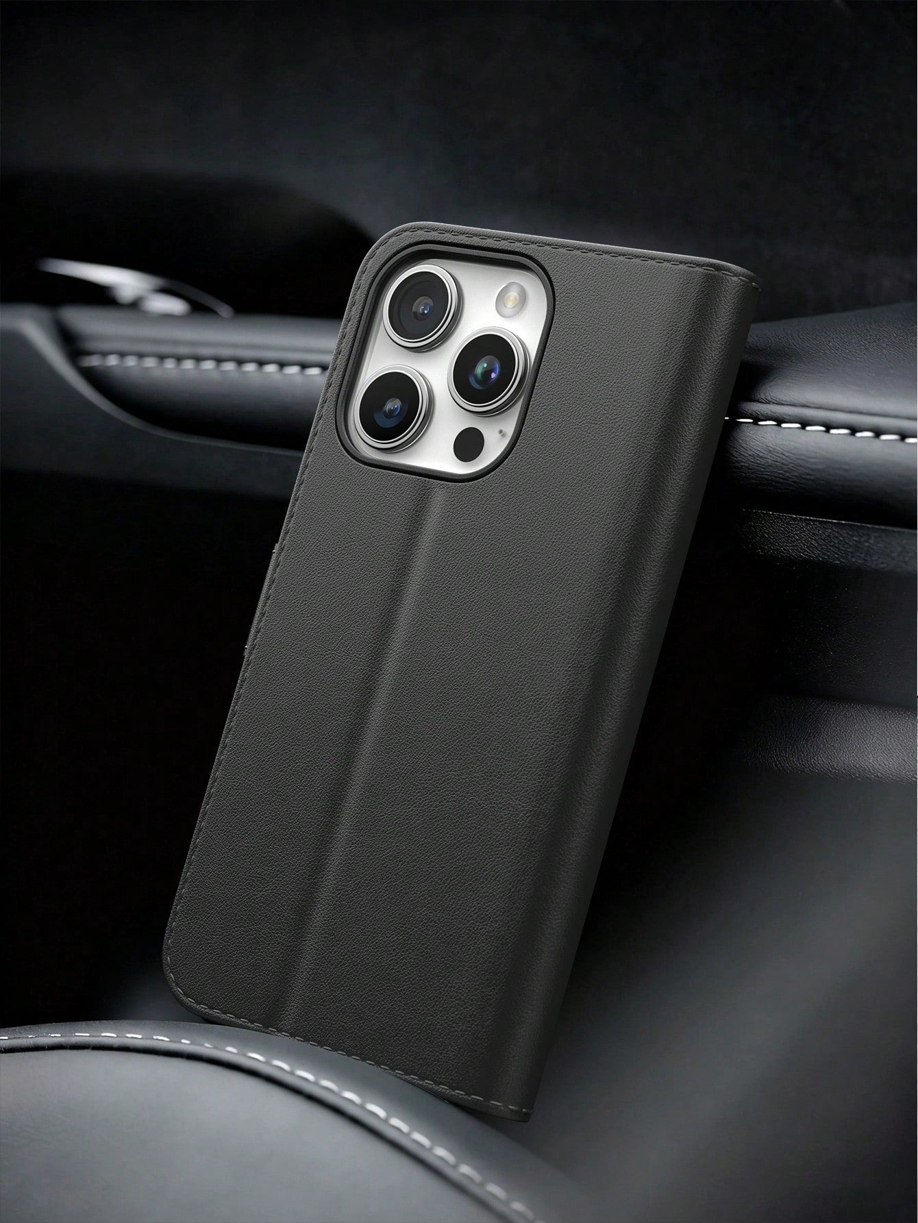Black Leather Butterfly Shockproof Butterfly Fashion Phone Case Wallet Phone Case Compatible With Iphone 16 Pro Max, Card Holder Phone Case Compatible With Iphone 13, 11, 17 Pro Max, Suitable For Dail