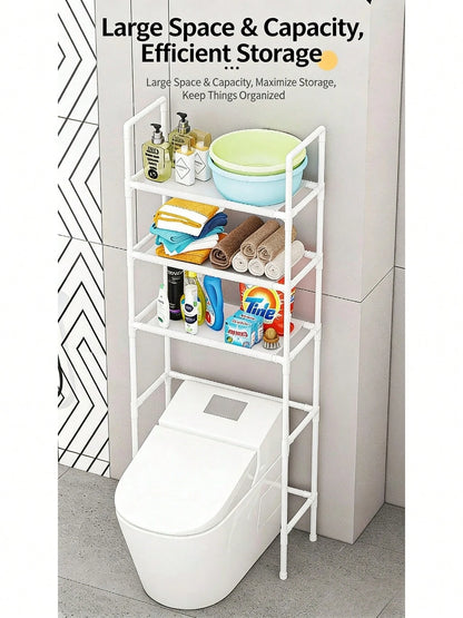 Black Storage Cabinet Above The Toilet