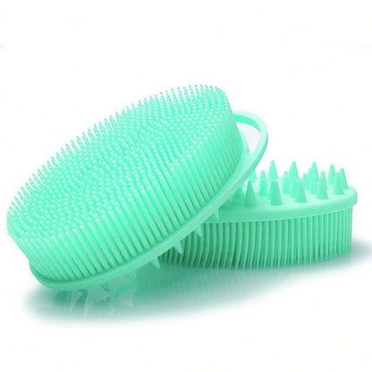 Boutique Silicone Body Brush, Exfoliating Body Scrubber, Silicone Body Scrubber Loofah, Silicone Bath Brush, Soft Exfoliating Body Bath Shower Scrubber Adults All Kinds Of Skin OV2D