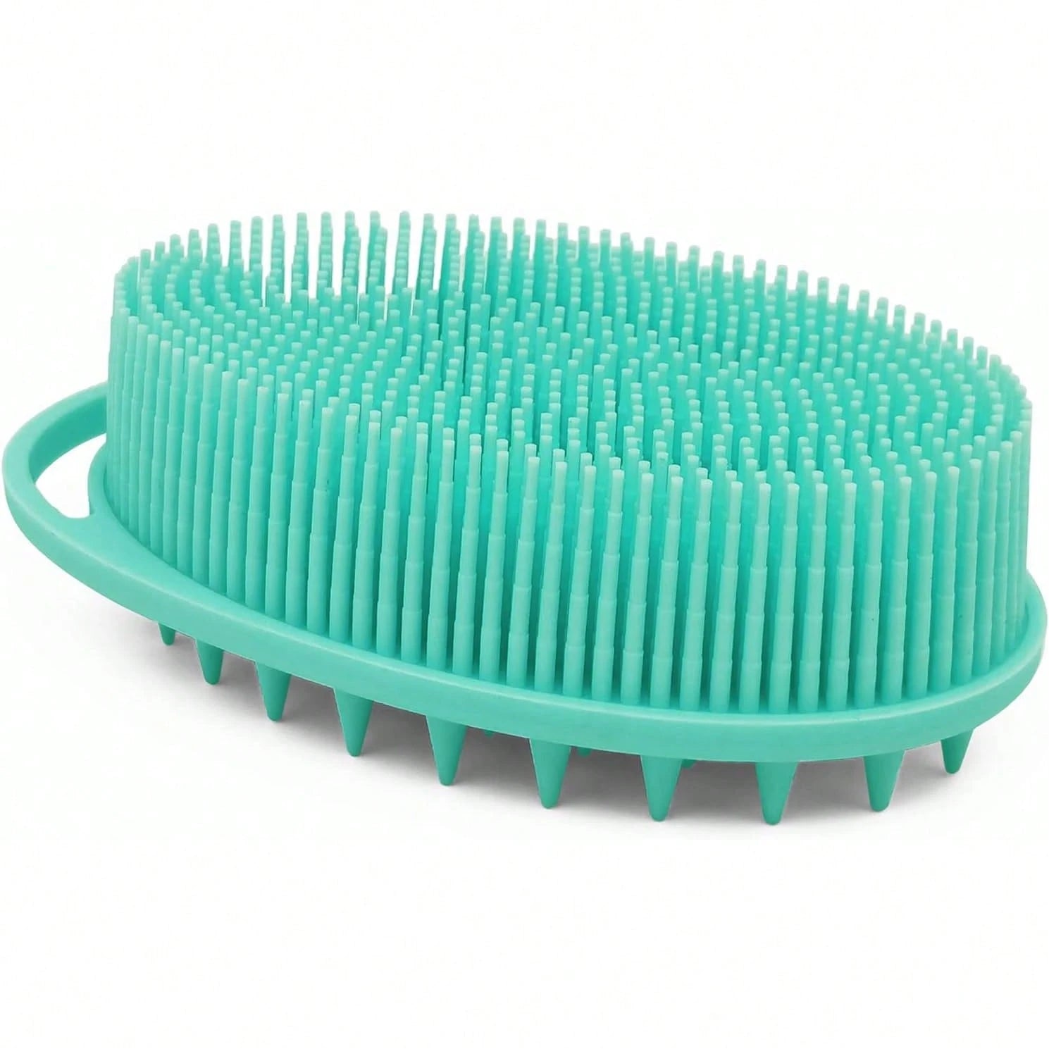 Boutique Silicone Body Brush, Exfoliating Body Scrubber, Silicone Body Scrubber Loofah, Silicone Bath Brush, Soft Exfoliating Body Bath Shower Scrubber Adults All Kinds Of Skin OV2D